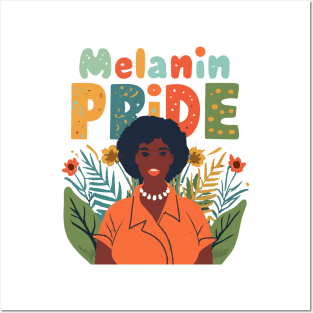 Melanin Pride Posters and Art